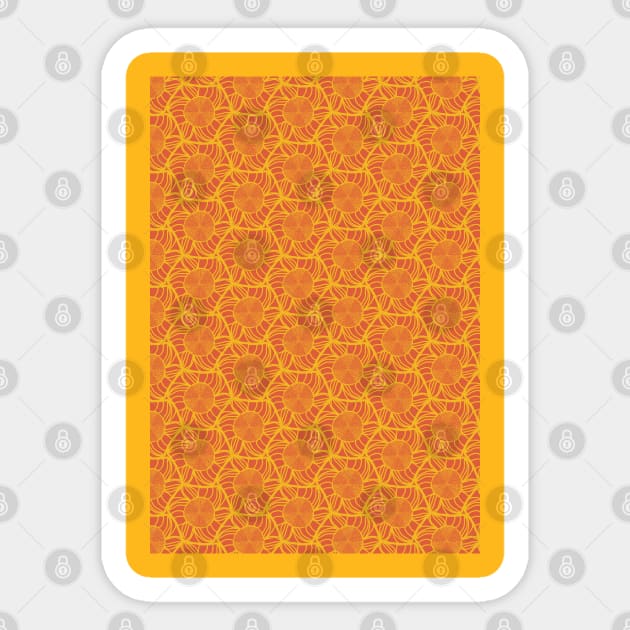 Orange Slice Radiation Sticker by AmyMinori